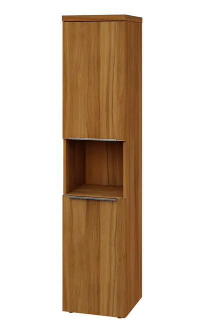 SIN 5 - 42DN kancelářská skříň, 2-dveřová/nika, levá, 1820x400x400, ořech světlý